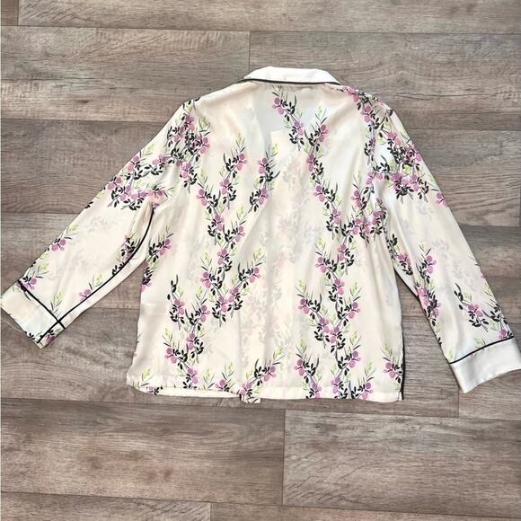 ZARA Flowy Pajama-Style Printed Blouse NWT - Picture 16 of 16